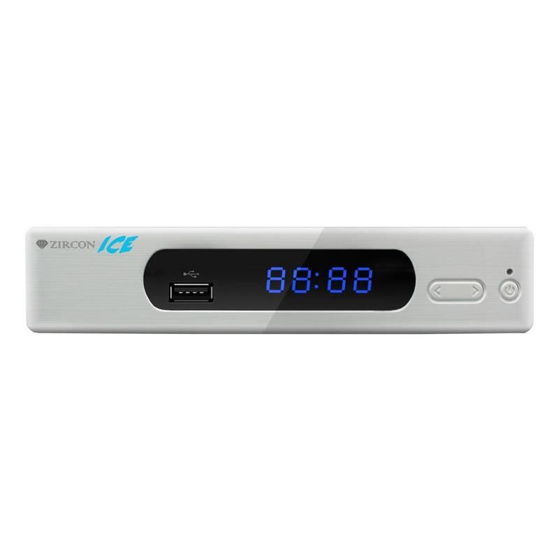 Set-top box Zircon ICE s DVB-T2 s HEVC bílý