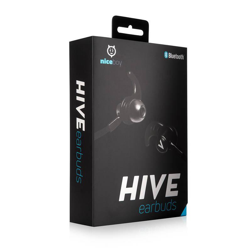 Sluchátka Niceboy HIVE Earbuds černá