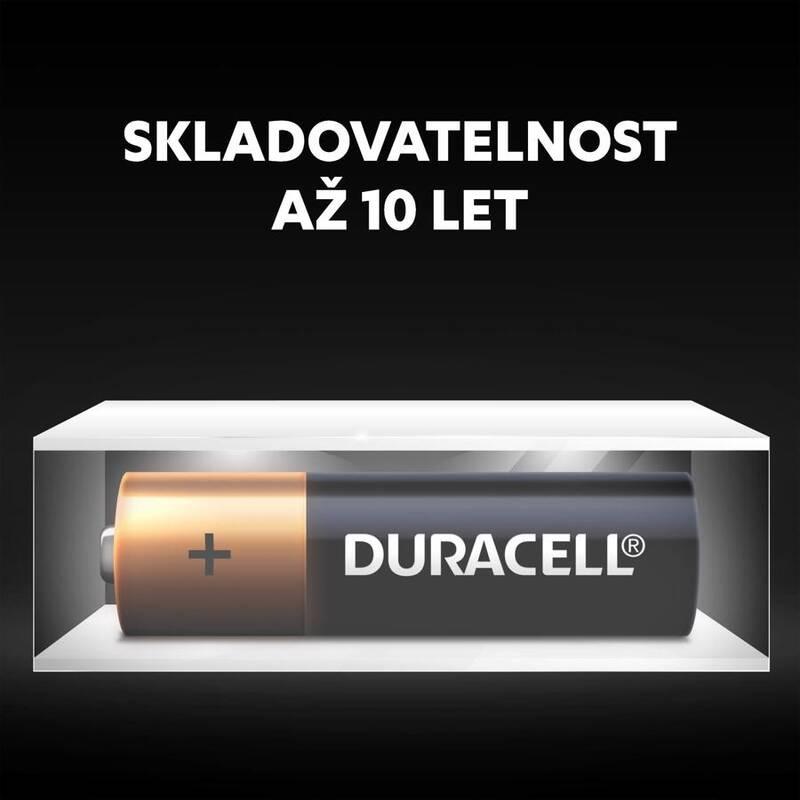 Baterie alkalická Duracell Basic AA, LR06, 1.5V, blistr 12ks