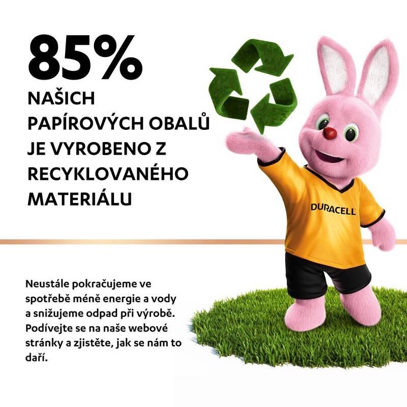 Baterie alkalická Duracell Basic AA, LR06, 1.5V, blistr 8ks