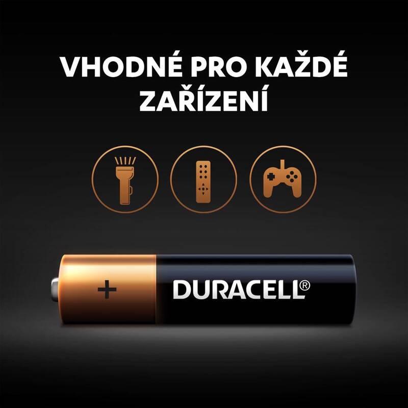 Baterie alkalická Duracell Basic AAA, LR03, 1.5V, blistr 2ks