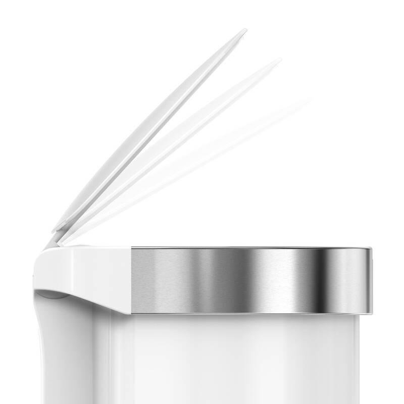Bezdotykový odpadkový koš Simplehuman Sensor Can ST2018 bílý