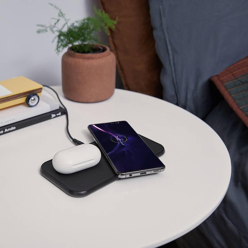 Bezdrátová nabíječka ZENS Dual 10W černá