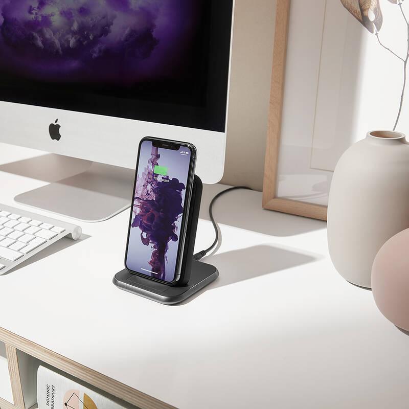 Bezdrátová nabíječka ZENS Stand černá