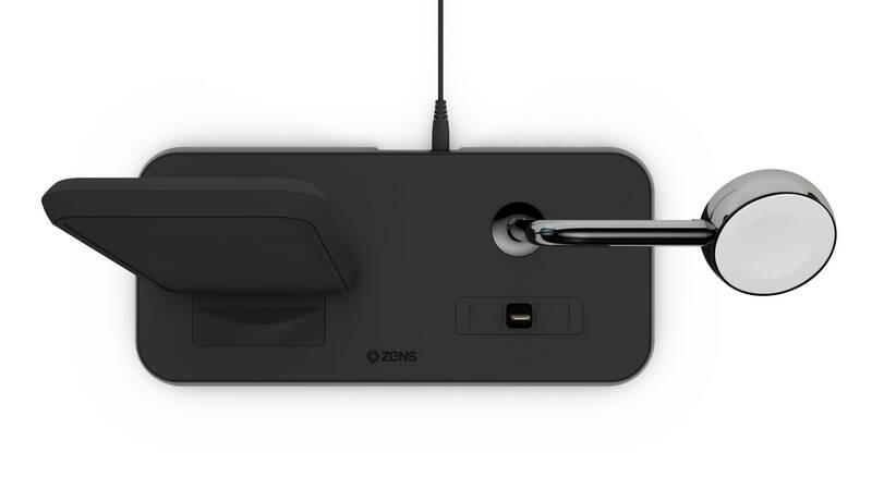 Bezdrátová nabíječka ZENS Stand Dock Watch černá