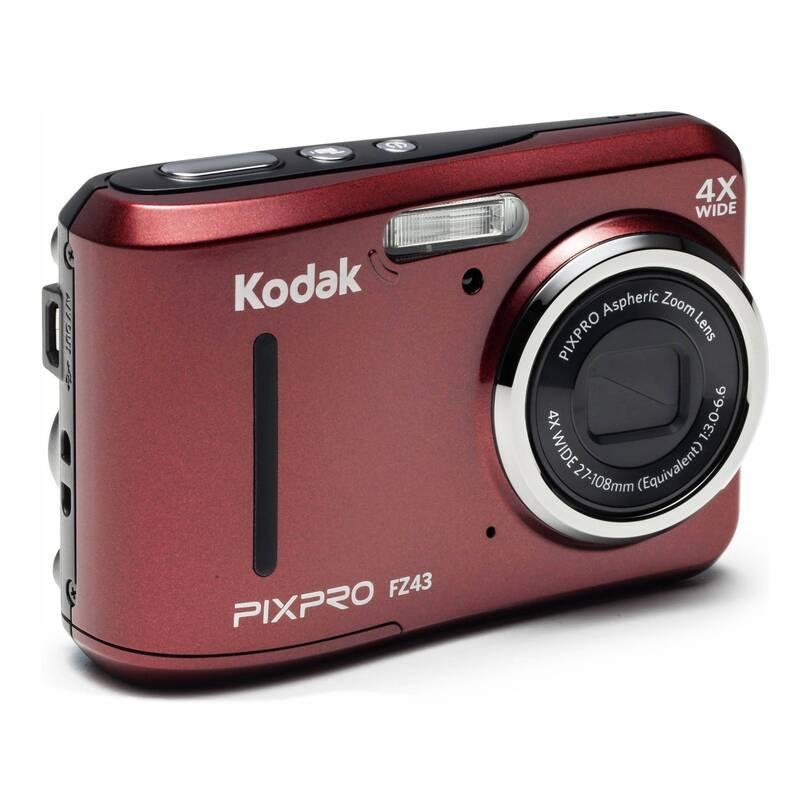 Digitální fotoaparát Kodak Friendly Zoom FZ43 červený, Digitální, fotoaparát, Kodak, Friendly, Zoom, FZ43, červený