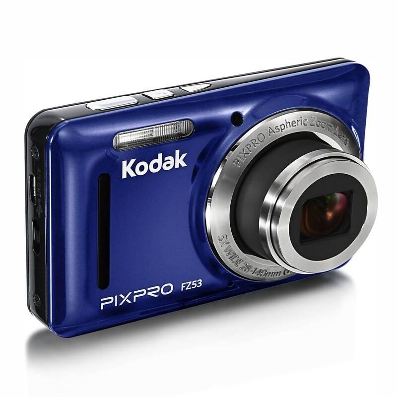 Digitální fotoaparát Kodak Friendly Zoom FZ53 modrý, Digitální, fotoaparát, Kodak, Friendly, Zoom, FZ53, modrý