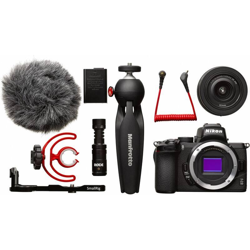 Digitální fotoaparát Nikon Z50 16-50 VR Vlogger Kit černý