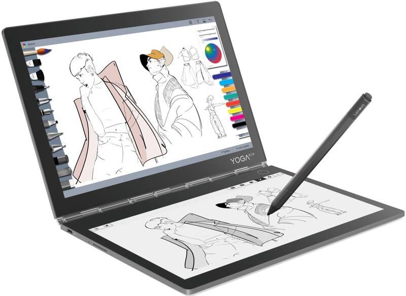 Dotykový tablet Lenovo Yoga Book C930 šedý, Dotykový, tablet, Lenovo, Yoga, Book, C930, šedý