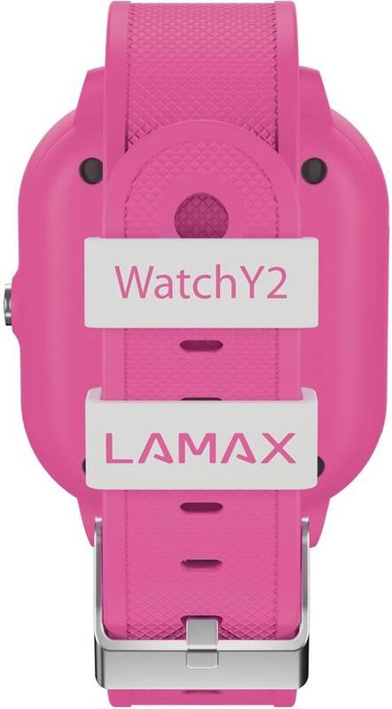 Fitness náramek LAMAX WatchY2 růžový, Fitness, náramek, LAMAX, WatchY2, růžový