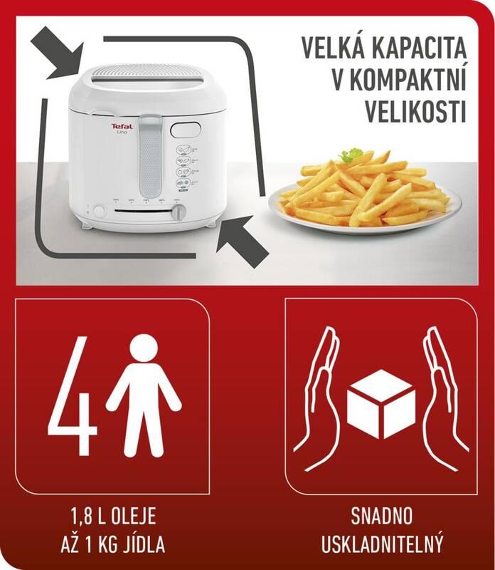 Fritéza Tefal Fry Uno FF203130 bílá