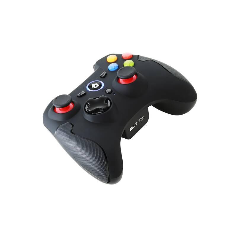 Gamepad Canyon CND-GPW6 pro PC, PS3, Android černý, Gamepad, Canyon, CND-GPW6, pro, PC, PS3, Android, černý