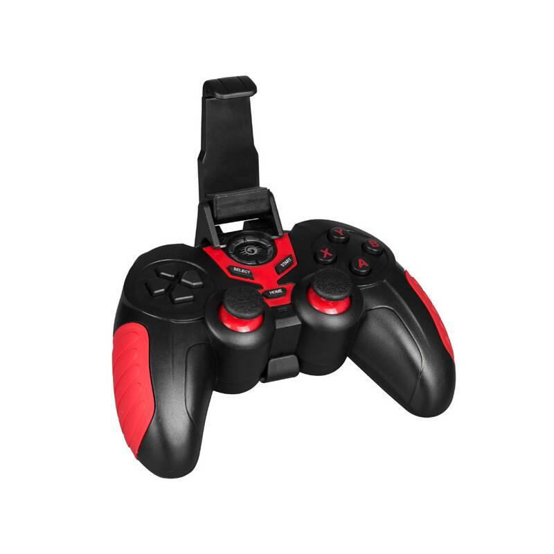 Gamepad Marvo GT-60, bezdrátový, Bluetooth USB, PC, Android černý červený