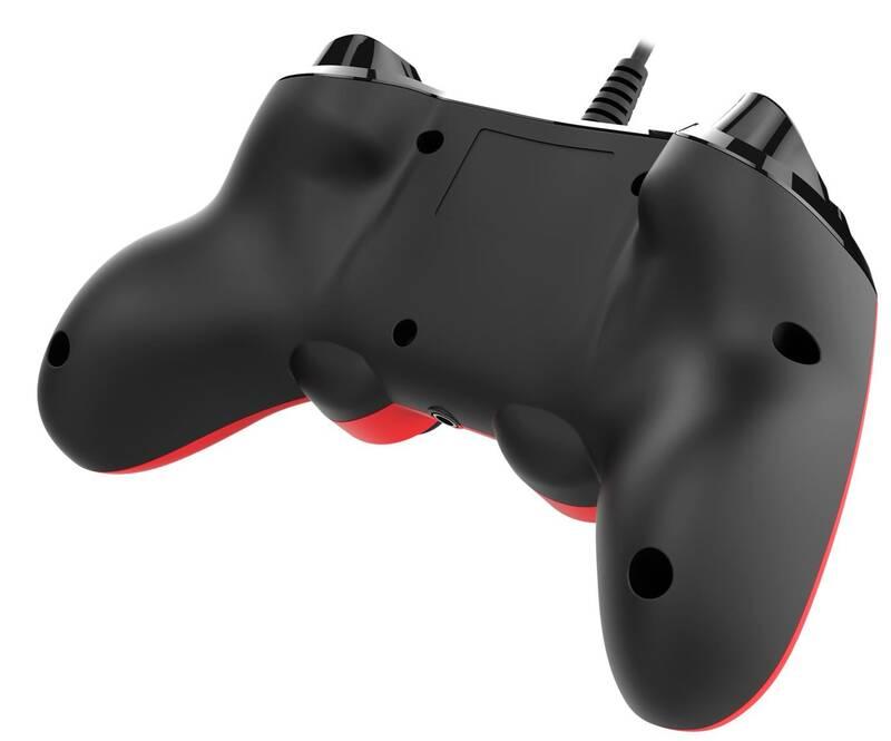 Gamepad Nacon Wired Compact Controller pro PS4 červený