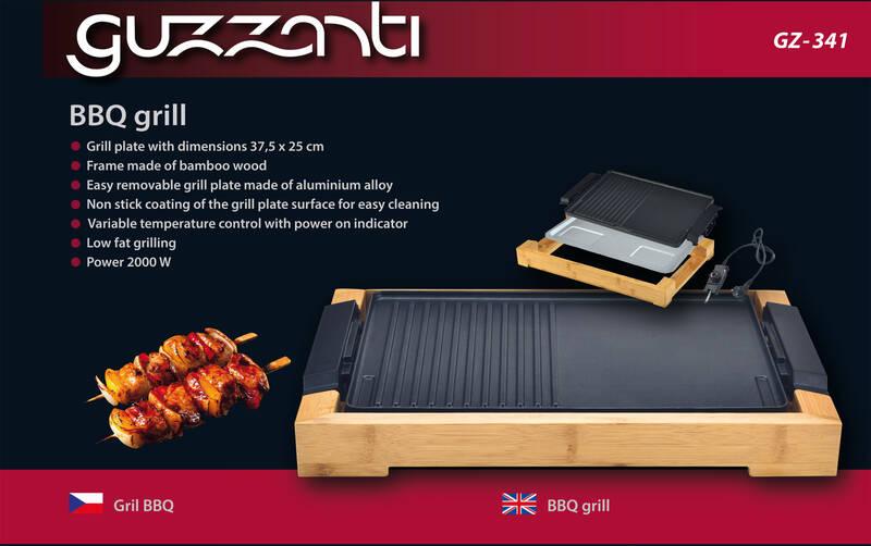 Gril Guzzanti GZ 341 černý