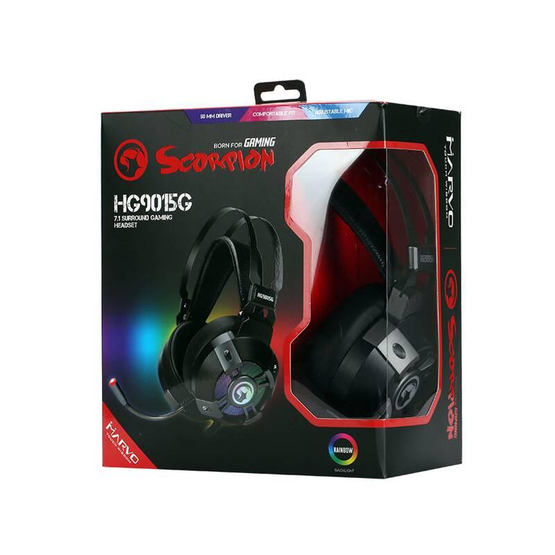 Headset Marvo HG9015G černý