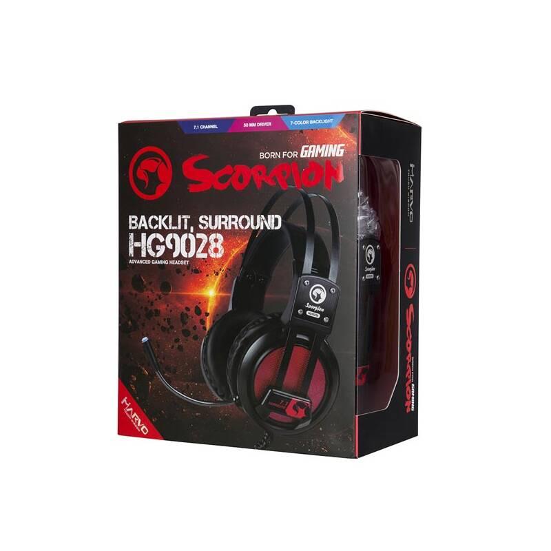 Headset Marvo HG9028 černý