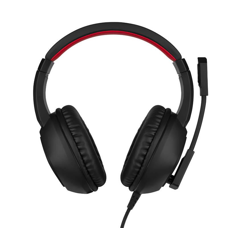 Headset Niceboy ORYX X300 černý červený