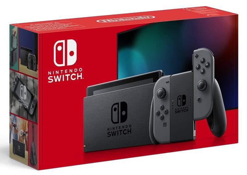 Herní konzole Nintendo Switch s Joy-Con v2 šedá