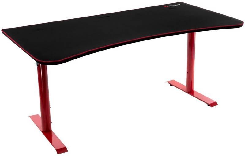 Herní stůl Arozzi Arena 160 x 82 cm černý červený
