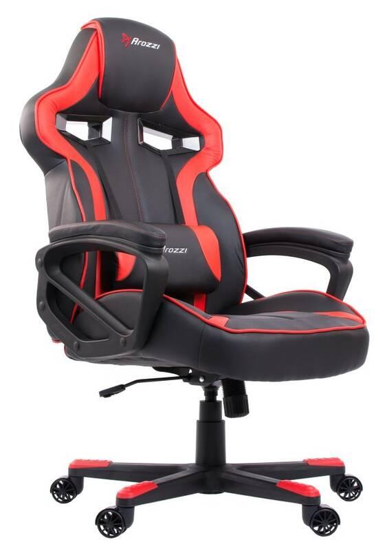 Herní židle Arozzi MILANO černá červená