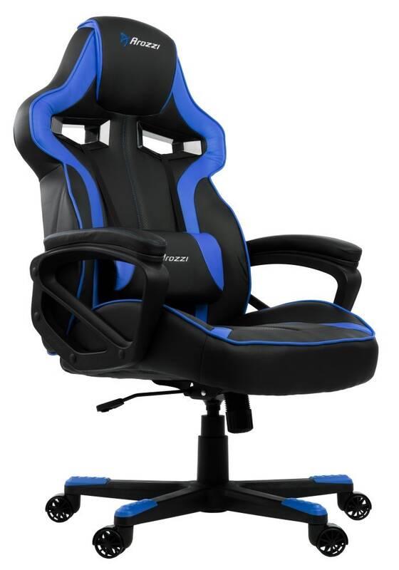 Herní židle Arozzi MILANO černá modrá