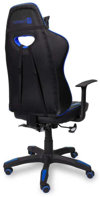Herní židle Connect IT LeMans Pro černá modrá, Herní, židle, Connect, IT, LeMans, Pro, černá, modrá