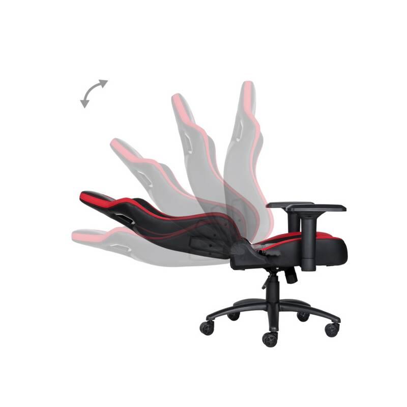 Herní židle Marvo CH-118 černá červená