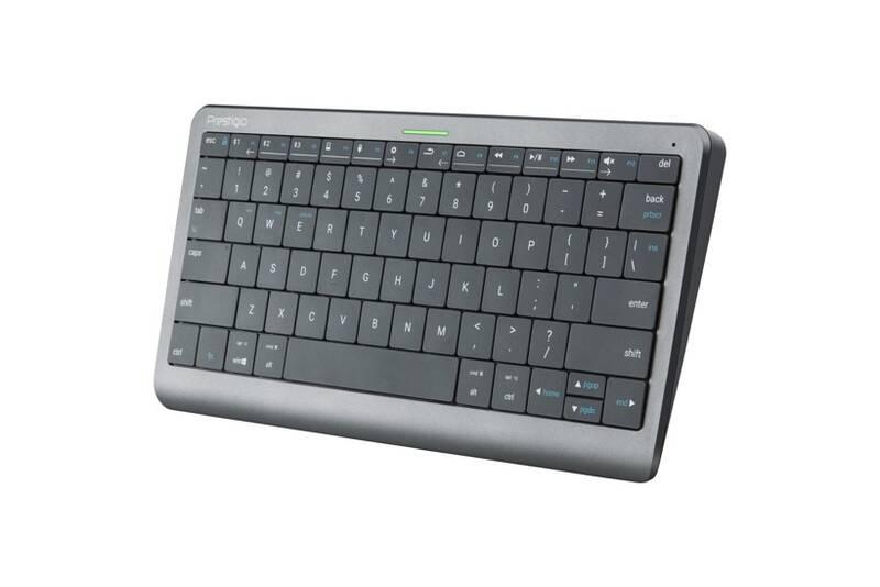 Klávesnice Prestigio Click&Touc, US šedá