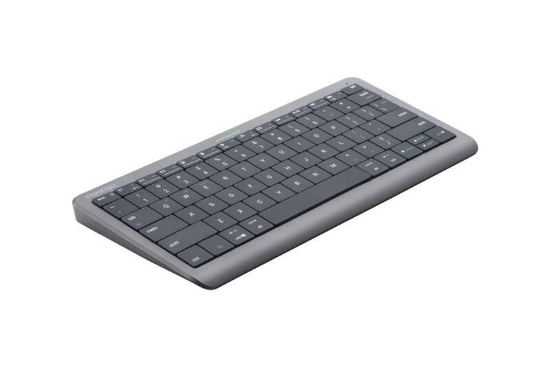 Klávesnice Prestigio Click&Touc, US šedá
