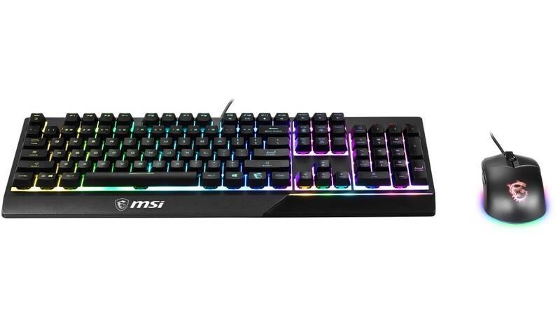 Klávesnice s myší MSI Vigor GK30 COMBO, CZ SK layout černá