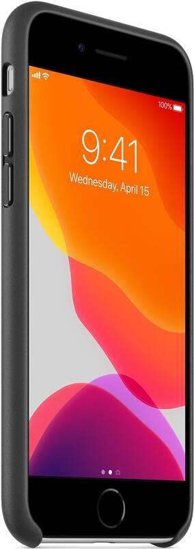 Kryt na mobil Apple Leather Case pro iPhone SE - černý