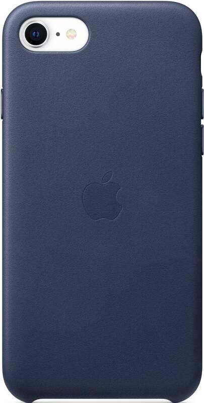 Kryt na mobil Apple Leather Case pro iPhone SE - půlnočně modrý