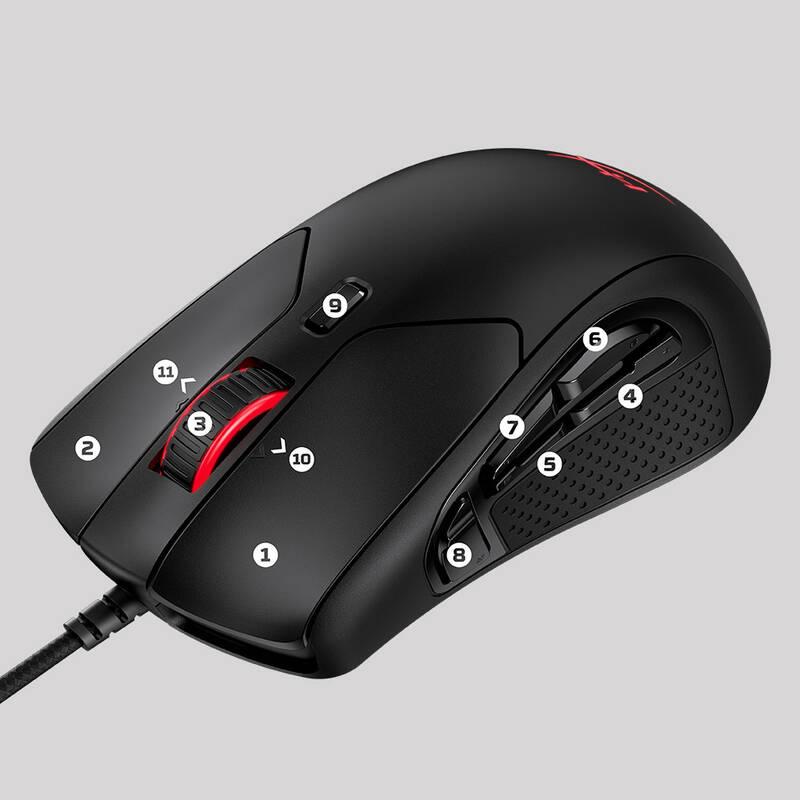 Myš HyperX Pulsefire Raid černá