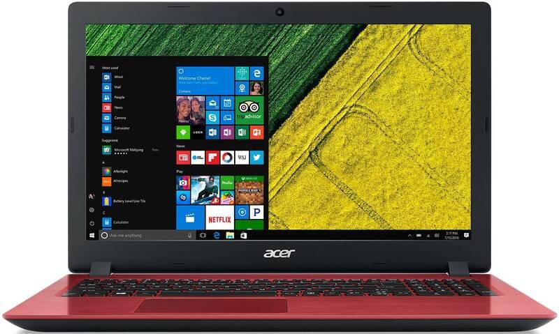 Notebook Acer Aspire 3 červený