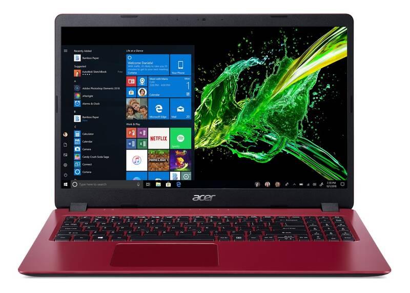 Notebook Acer Aspire 3 červený