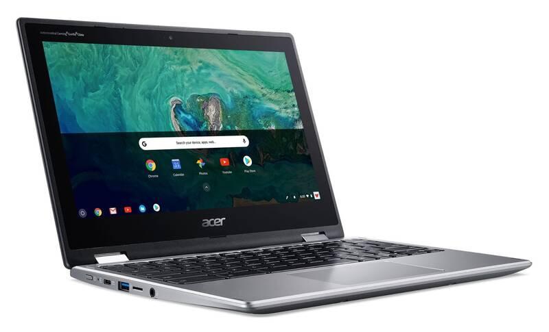 Notebook Acer Chromebook Spin 11 stříbrný, Notebook, Acer, Chromebook, Spin, 11, stříbrný