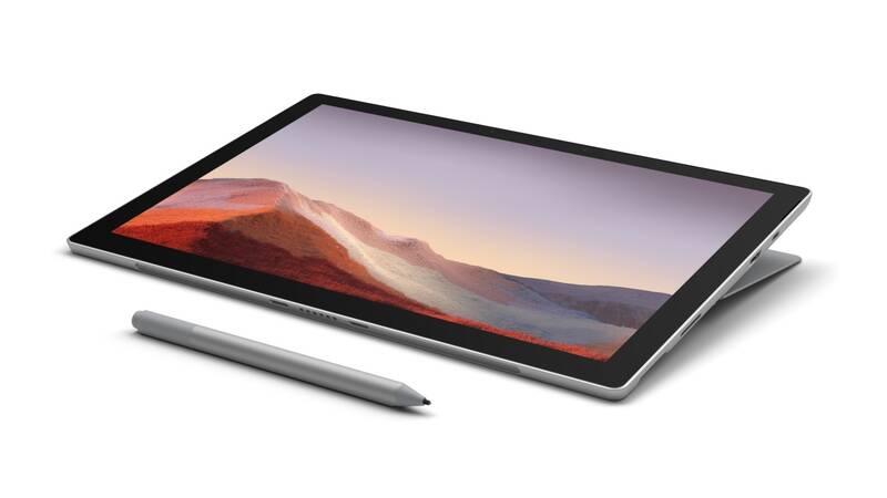 Notebook Microsoft Surface Pro 7 stříbrný, Notebook, Microsoft, Surface, Pro, 7, stříbrný
