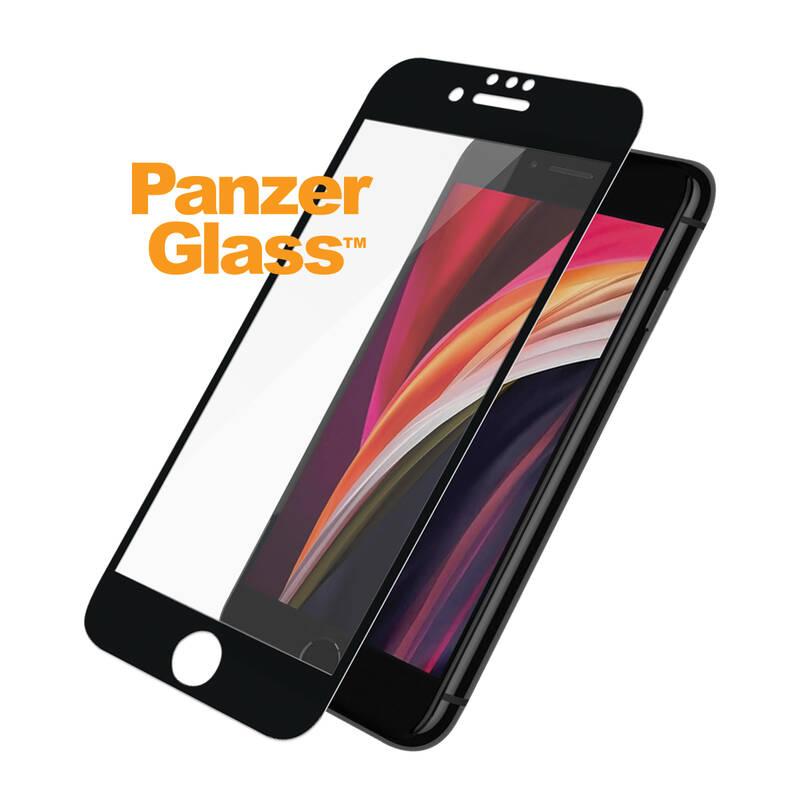 Ochranné sklo PanzerGlass Edge-to-Edge pro Apple iPhone 6 6s 7 8 SE černé