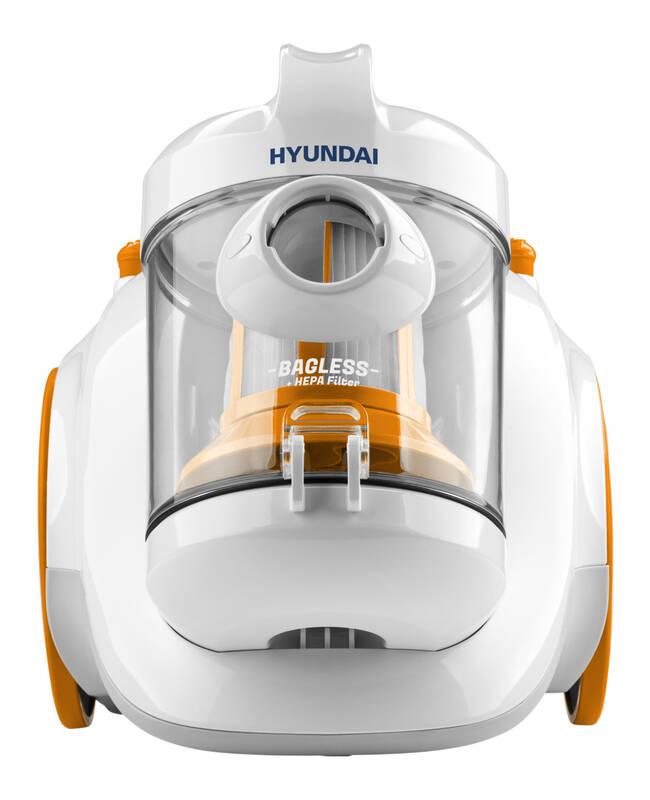 Podlahový vysavač Hyundai VC009 bílý oranžový, Podlahový, vysavač, Hyundai, VC009, bílý, oranžový