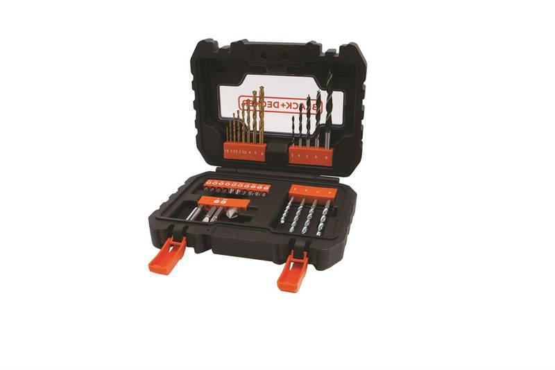 Sada vrtáků a bitů Black-Decker A7233, 31-dílná