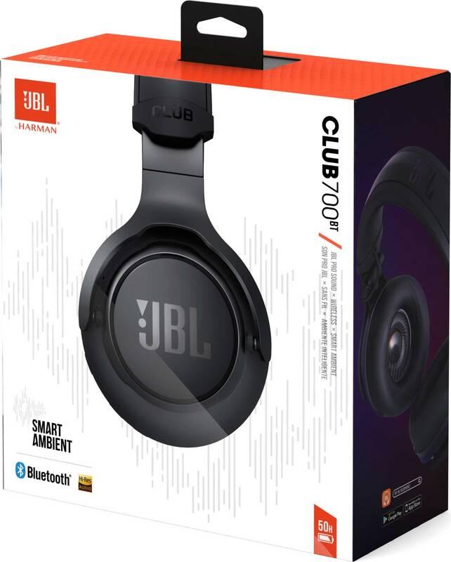 Sluchátka JBL Club 700BT černá