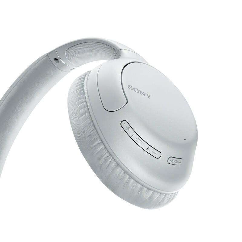 Sluchátka Sony WH-CH710NW bílá, Sluchátka, Sony, WH-CH710NW, bílá