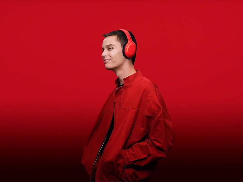 Sluchátka Sony WH-H910N červená