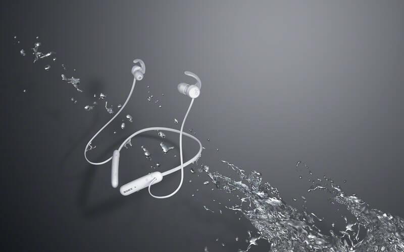 Sluchátka Sony WI-SP510W bílá