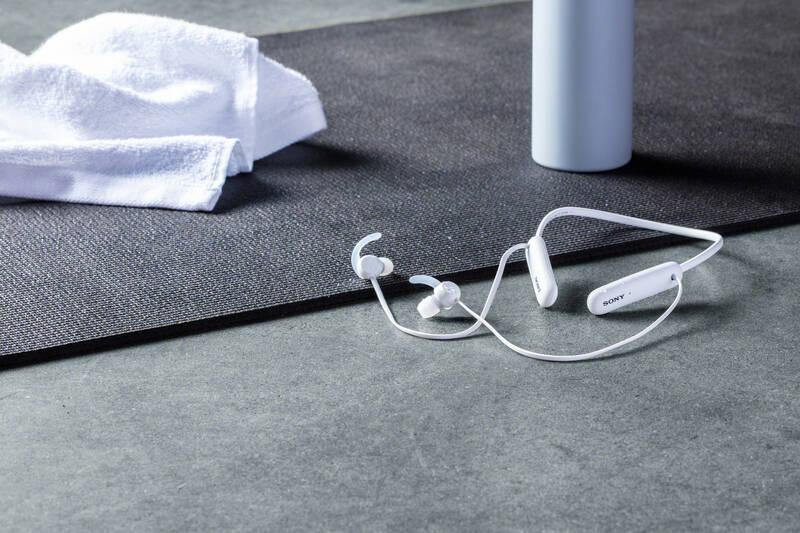 Sluchátka Sony WI-SP510W bílá