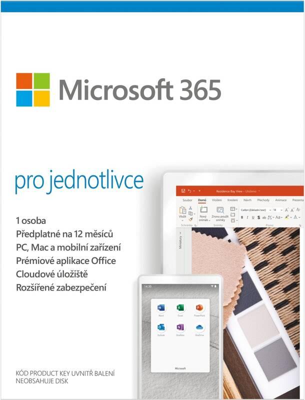 Software Microsoft 365 pro jednotlivce CZ, Software, Microsoft, 365, pro, jednotlivce, CZ