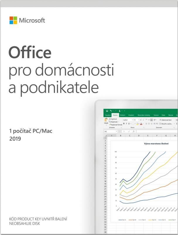 Software Microsoft Office 2019 pro domácnosti a podnikatele CZ