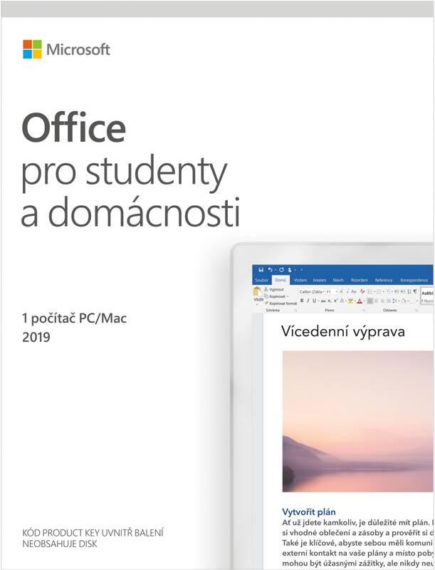 Software Microsoft Office 2019 pro studenty a domácnosti CZ, Software, Microsoft, Office, 2019, pro, studenty, a, domácnosti, CZ