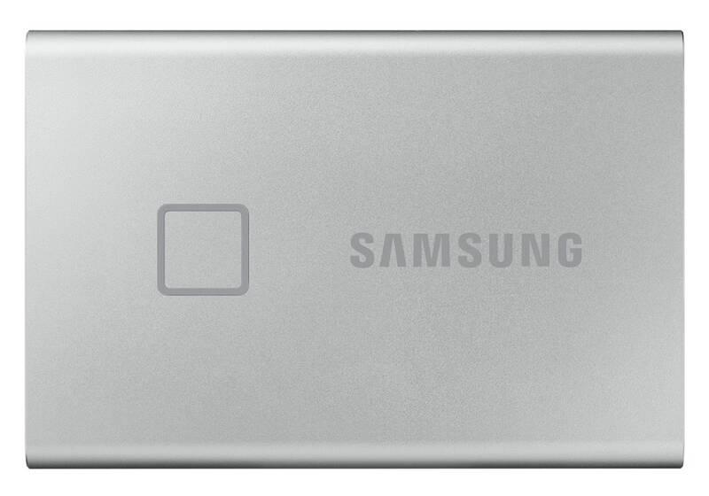 SSD externí Samsung T7 Touch 2TB stříbrný, SSD, externí, Samsung, T7, Touch, 2TB, stříbrný